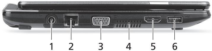 PACKARD BELL DOT SC 3/W-010FR - Sol görünüm - 1