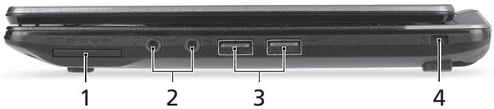 PACKARD BELL DOT SC 3/W-010FR - LEFT VIEW - 2