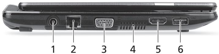 PACKARD BELL DOT SC 3/W-010FR - FRA VENSTRE - 1
