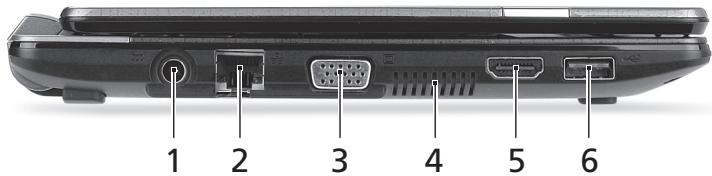 PACKARD BELL DOT SC-001FR - LEFT VIEW - 1