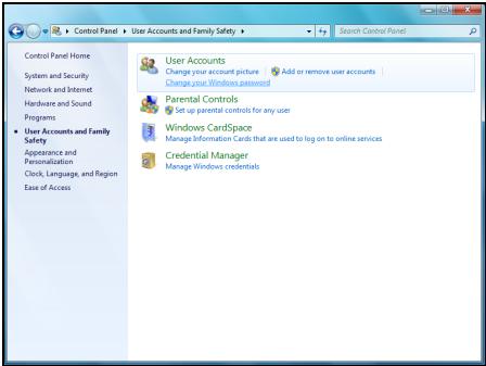 PACKARD BELL DOT SC-001FR - Benutzerkontensteuerung - 1