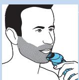 PHILIPS S9041/12 - Utilisation de la tondeuse - 8