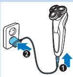 PHILIPS S9041/12 - Carregamento com o adaptor - 1