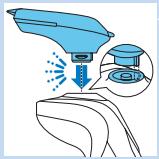 PHILIPS S9041/12 - Using the trimmer attachment - 5