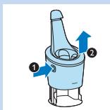 PHILIPS S9041/12 - Sostituzione della cartuccia del sistema SmartClean - 1