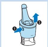 PHILIPS S9041/12 - Replacing the cartridge of the SmartClean System - 1