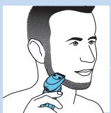 PHILIPS S9041/12 - Utilizzato dell'accessorio regolabarba con il pettine - 2