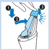 PHILIPS S9041/12 - Uso del sistema SmartClean - 2