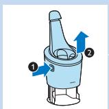 PHILIPS S9041/12 - Limpeza do barbeador no Sistema SmartClean - 4