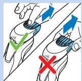 PHILIPS S9041/12 - Using the beard styler attachment with comb - 1