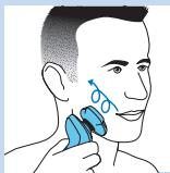 PHILIPS S9041/12 - Período de adaptação da pele - 1