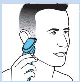 PHILIPS S9041/12 - Utilisation de la tondeuse - 2