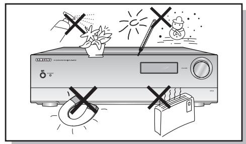 SAMSUNG AV-R720 - Précautions - 5