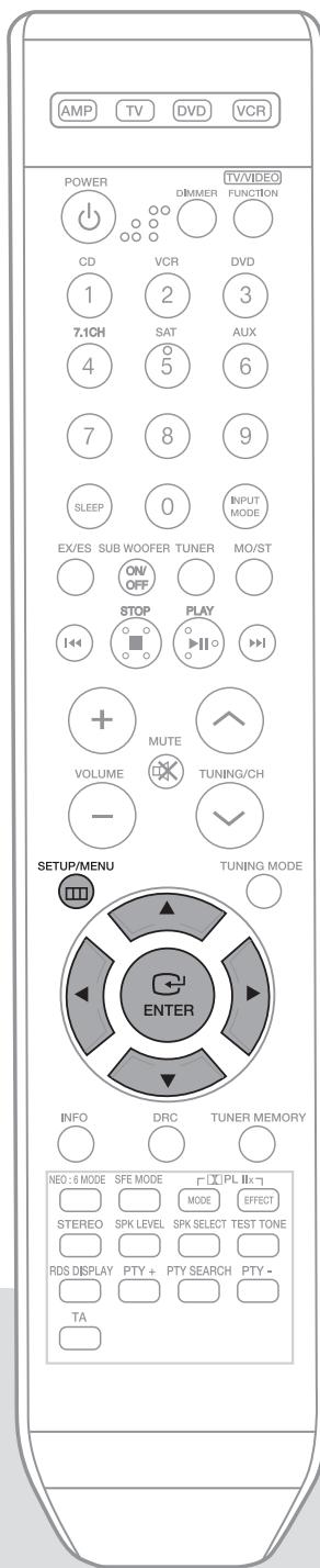 SAMSUNG AV-R720 - Réglage de la tonalité - 1