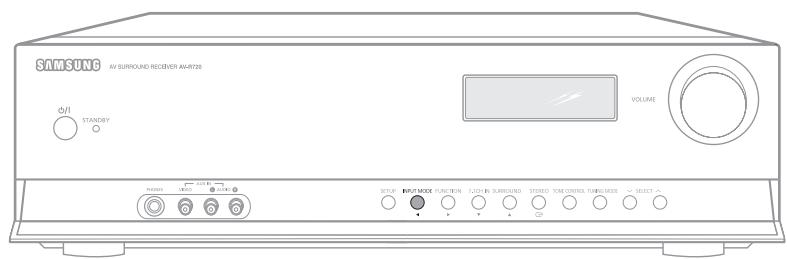 SAMSUNG AV-R720 - Sélection de l'entrée numérique/analogique - 2