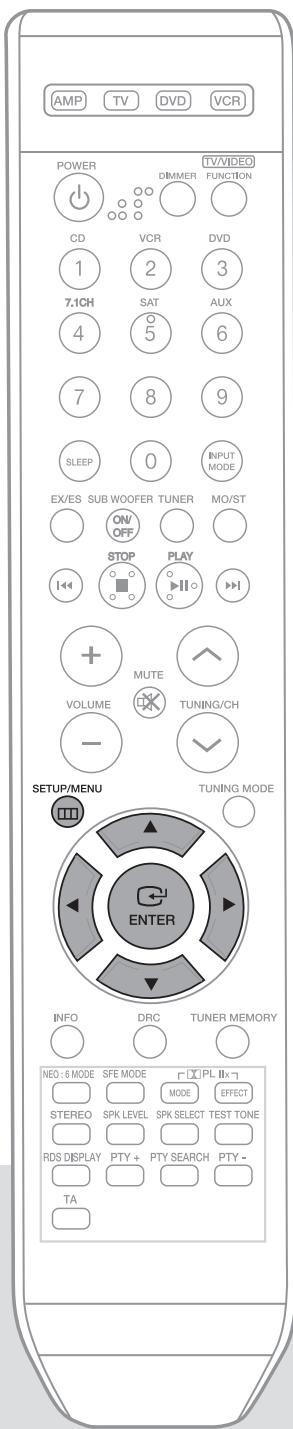 SAMSUNG AV-R720 - Appuyez sur la touche TEST TONE. - 1