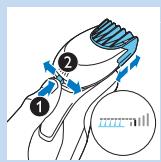 PHILIPS S9511/31 - Utilizar o acessório estilizador de barba - 2