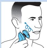 PHILIPS S9511/31 - Período de adaptação da pele - 1