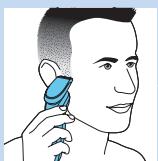 PHILIPS S9511/31 - Utilizar o acessório aparador - 2