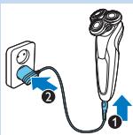 PHILIPS S9511/31 - Carga con el adaptor - 1