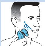PHILIPS S9511/31 - Rasage sur peau humide - 3