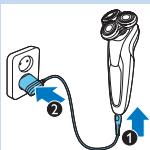 PHILIPS S9511/31 - Adaptörle Şarj etme - 1