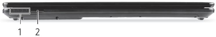 PACKARD BELL LV44HCG-32344G50MNWS - Snabbtangenter - 1