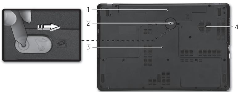 PACKARD BELL LV44HCG-32344G50MNWS - SET FRA BUNDEN - 1