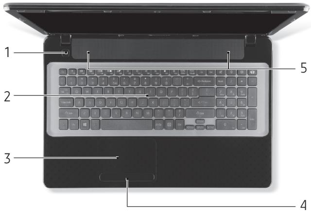 PACKARD BELL LV44HCG-32344G50MNWS - Kátoψη - πληκτρολόγιο - 1