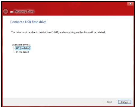 PACKARD BELL LV44HCG-32344G50MNWS - CREATING A RECOVERY BACKUP - 8