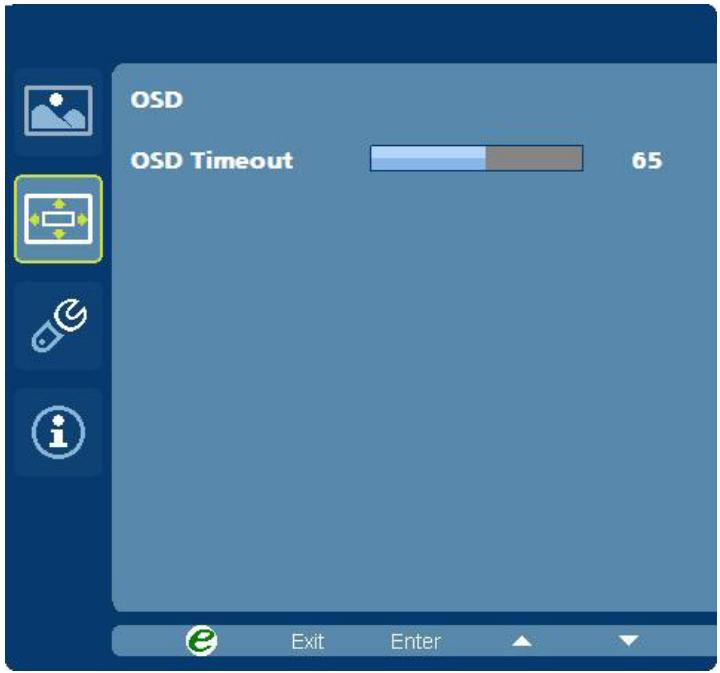 PACKARD BELL VISEO 223 DXBD - Ajuster la position du menu OSD - 1