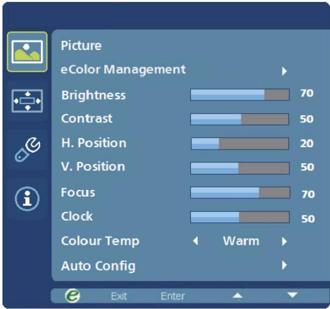 PACKARD BELL VISEO 243DBD - Contrôles basiques - 3