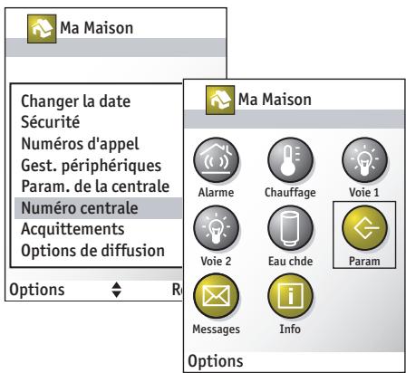 DELTA DORE TYDOM - Afficher les paramètres de la centrale d'alarme - 1