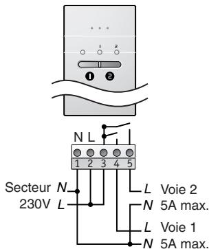 DELTA DORE TYXIA 620 - Raccordement - 2