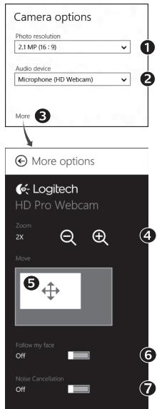 LOGITECH C270 - Stalla in kamerainställningarna - 1