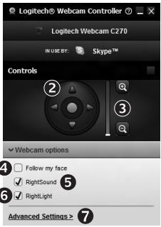 LOGITECH C270 - Personnalisation de votre webcam lors d'un appel video - 1