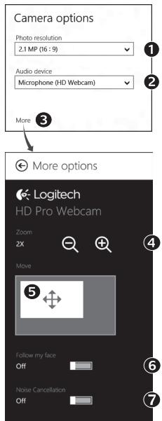 LOGITECH C270 - Adjusting your Camera settings - 1