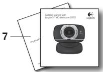 LOGITECH C615 - Personnalisation de votre webcam lors d'un appel vidéo - 7