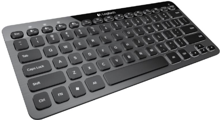 LOGITECH K810 BLUETOOTH ILLUMINATED KEYBOARD - Logitech® Bluetooth® Illuminated Keyboard K810 Setup Guide - 1