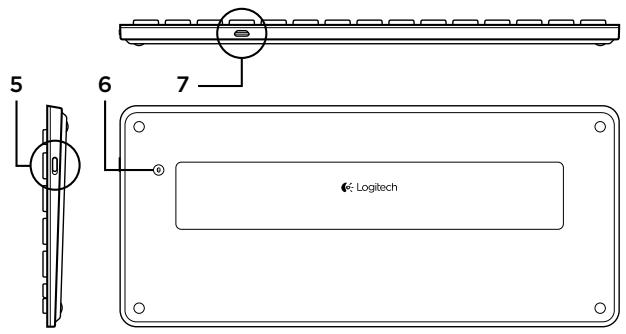 LOGITECH K811 BLUETOOTH EASY SWITCH - Urún omrú sola erdiğinde pillerin atilmasi - 3