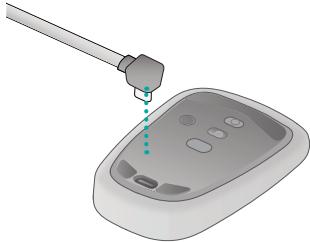 LOGITECH T631 - Opladning af batteriet - 1
