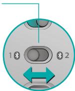 LOGITECH T631 - Selecteeen Bluetooth-kanaal - 1