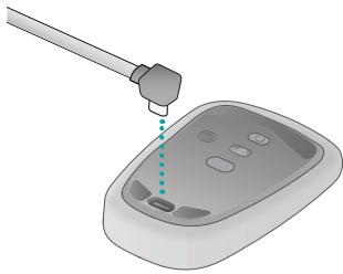 LOGITECH T631 - Charge the battery - 1