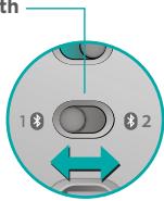 LOGITECH T631 - Select Bluetooth channel - 1