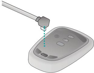 LOGITECH T631 - De batterij opladen - 1