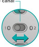 LOGITECH T631 - Sélectionner le canal Bluetooth - 1