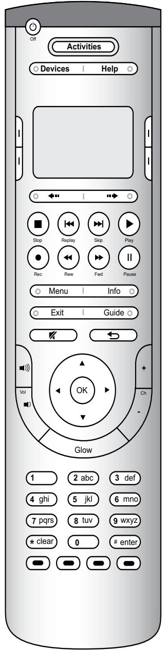 LOGITECH TA©LA©COMMANDE HARMONY 515 - Boutons de votre télécommande Harmony 515 - 1