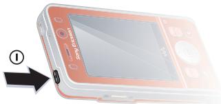 SONY ERICSSON W910 - Mise sous tension du téléphone - 1