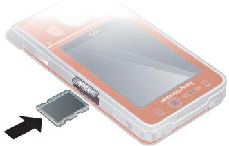 SONY ERICSSON W910 - Carte mémoire - 1