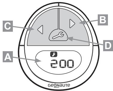 GEONAUTE ONSTEP 100 - Schéma de l'appareil et navigation - 2